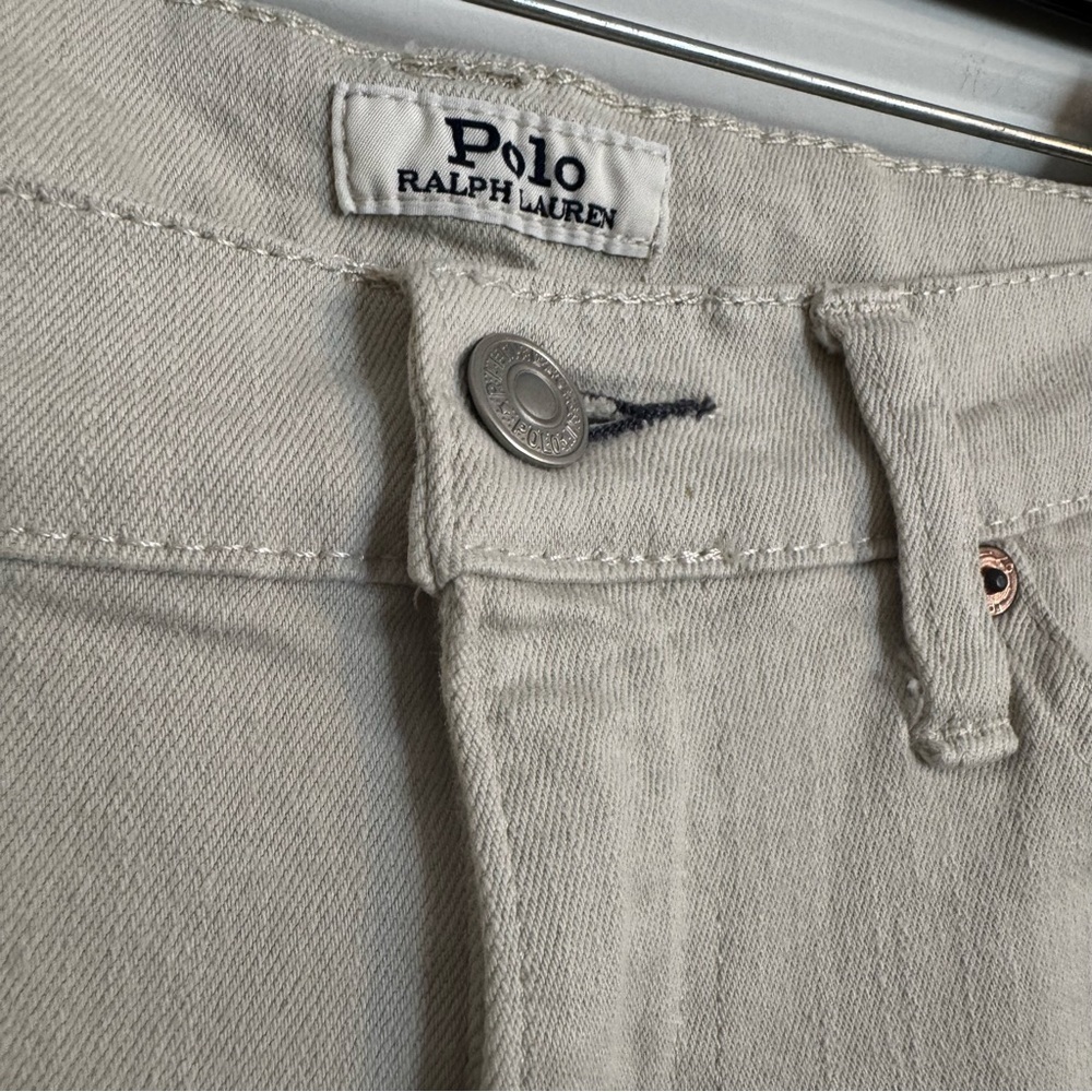 Polo Ralph Lauren Sullivan Slim Cream/Light Beige Denim Jeans - Picture 5 of 16